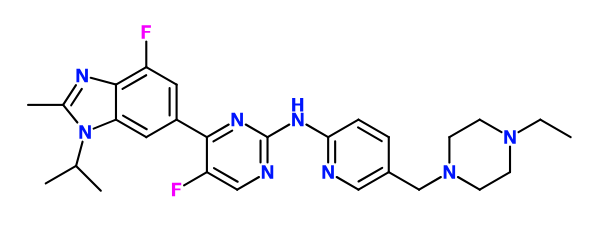 (image for) MCYA2719 N-{5-[(4-Ethylpiperazin-1-yl)methyl]pyridin-2-yl}-5-fluoro-4-(7-fluoro-3-isopropyl-2-methyl-1,3-benzodiazol-5-yl)pyrimidin-2-amine